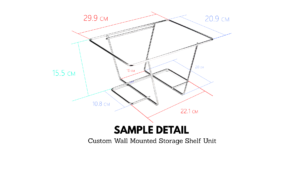 Foshan ATA METAL Wire Products - Custom Storage Rack Sample Size View