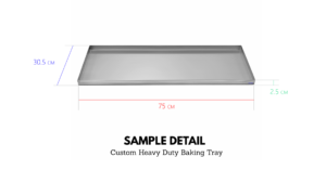 Foshan ATA METAL Sheet Metal Products - Custom Baking Sheet Metal Tray Sample Size View