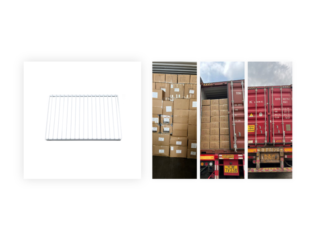 White Adjustable Shelves Shippment Preparation