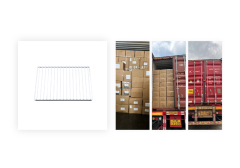 White Adjustable Shelves Shippment Preparation